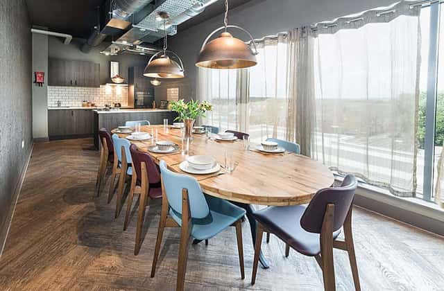 Shared kitchen area