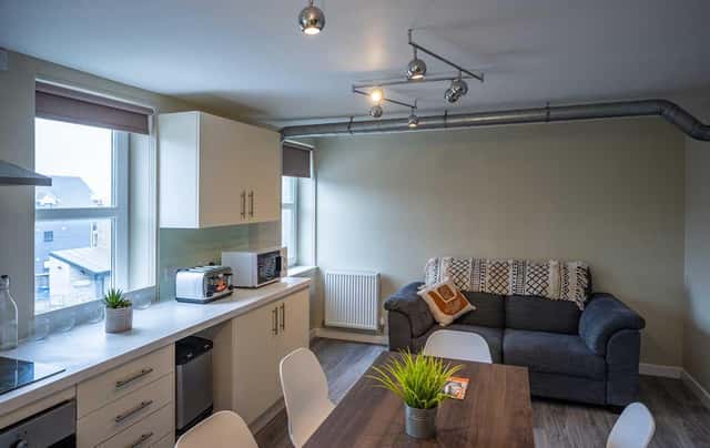 Shared kitchen area