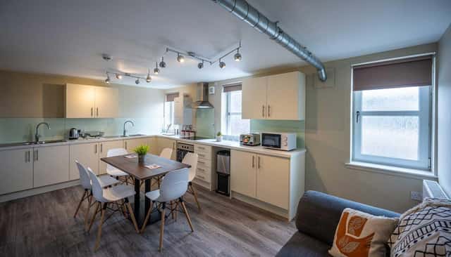 Shared kitchen area