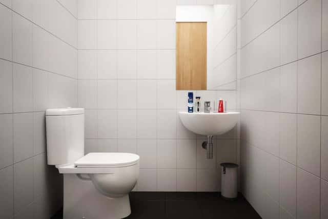 Silver non-ensuite bathroom