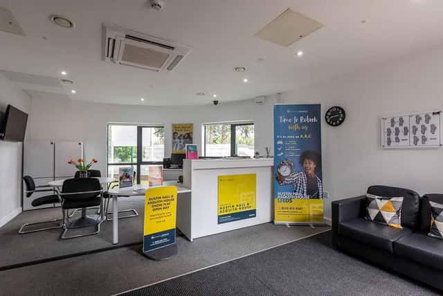 Reception area