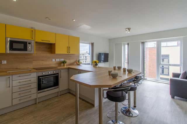Shared kitchen area