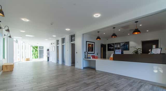 Reception area