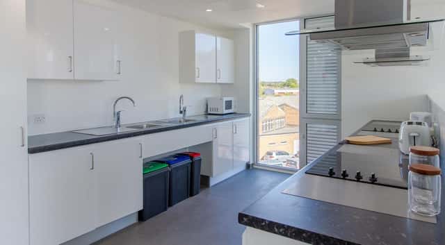 Shared kitchen area