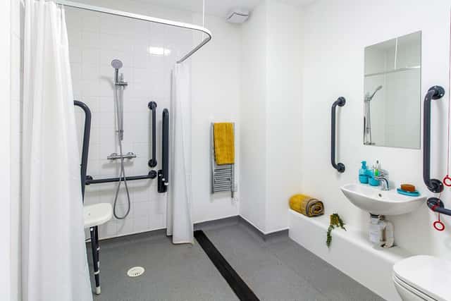 Deluxe Accessible Studio bathroom